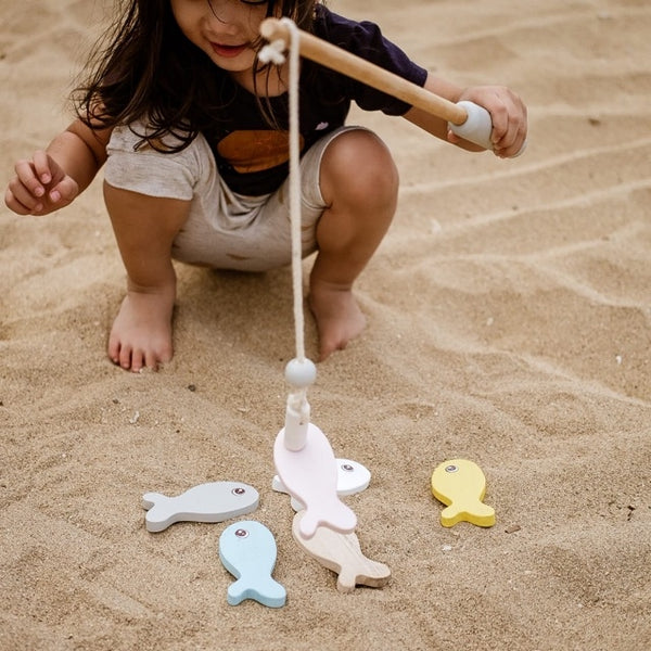 Wooden Fishing Set